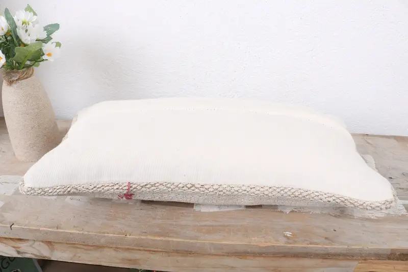 Turkish Pillow, Vintage Kilim Throw Pillow, 8x16 White Cushion Cover, Cushion Case, Outdoor Cushion Case, Home Decor Pillow, Tapestry Cushion Case - 7