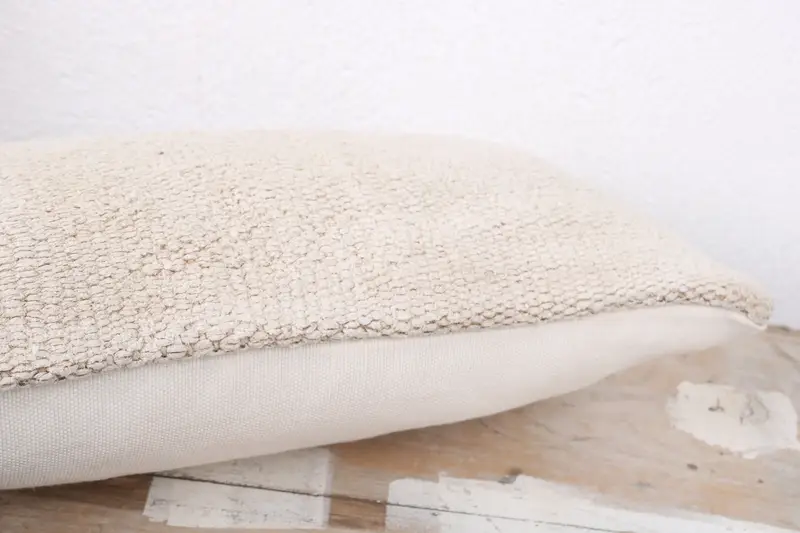 Turkish Pillow, Vintage Kilim Throw Pillow, 8x16 White Cushion Cover, Cushion Case, Outdoor Cushion Case, Home Decor Pillow, Tapestry Cushion Case - 6
