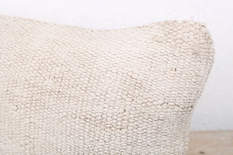 Turkish Pillow, Vintage Kilim Throw Pillow, 8x16 White Cushion Cover, Cushion Case, Outdoor Cushion Case, Home Decor Pillow, Tapestry Cushion Case - 5
