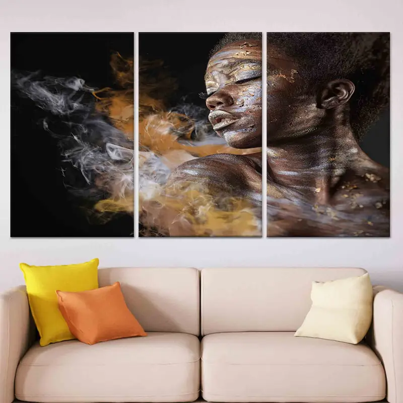 Çağdaş Afrikalı Kadın Kanvası: Zarif, Cesur, Sanatsal Baskı