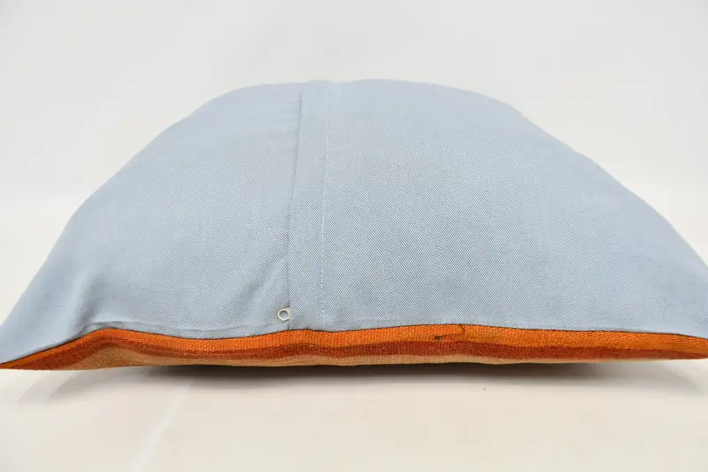 Boho Pillow Sham Cover, Cushion, Gift Pillow, Accent Pillow Cover, 24x24 Red Cushion, Bolster Throw Pillow, Handmade Kilim Cushion - 5