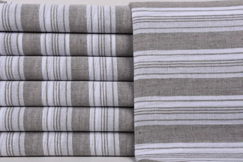 70x40 Cotton Striped Towel, Cotton towel, Thin towel, Towel With Name, Handmade Gift, Handmade Turkish bath towel for summer vacation, Bachelor Gift - 1
