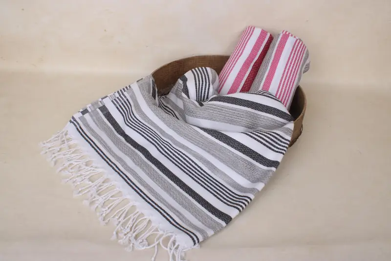 70x36 Cotton Striped Towel, Cute Beach Towel, Bachelorette Party Gifts Bridesmaids, Gift For Best Friend, Turkish Towel Beach, Organic Turkish towel - 3