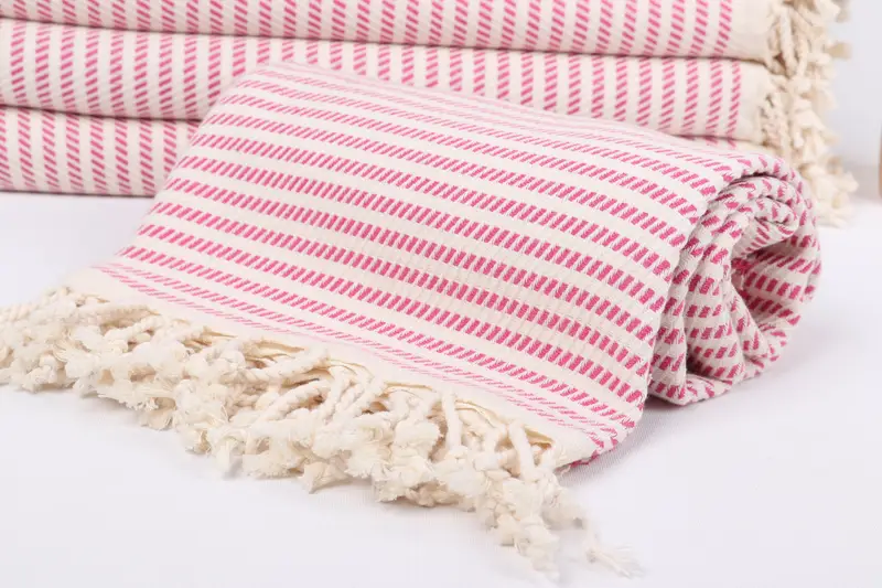 Absorbent Turkish towel, Wedding Day Gift For Bride, Towel With Name, Sand-resistant towel, 70x40 Cotton Polka Dot Towel, Bridesmaid Gift Towel - 4