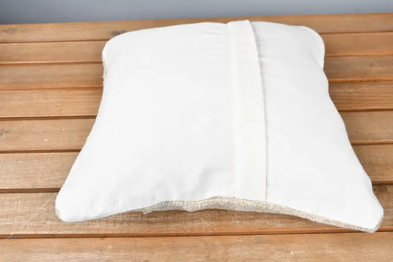 Aztec Pillow, Pillow for Sofa, Accent Cushion, 12x12 Beige Pillow, Interior Designer Pillow, Vintage Kilim Pillow, Pillow Sham - 5