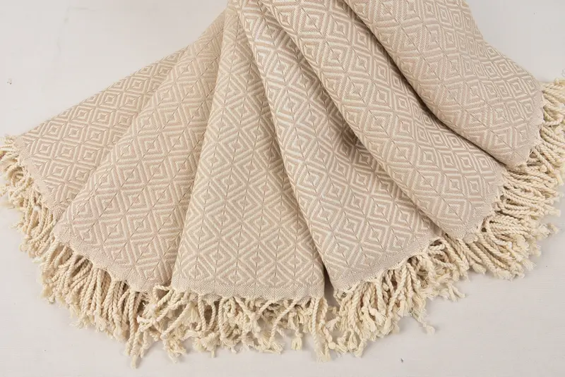 Personalized Gift For Him, Sand-free towel, 70x40 Cotton Diamond Towel, Lightweight Turkish towel, Monogram Towels, Yoga Towel, Bridal Shower Gift - 4