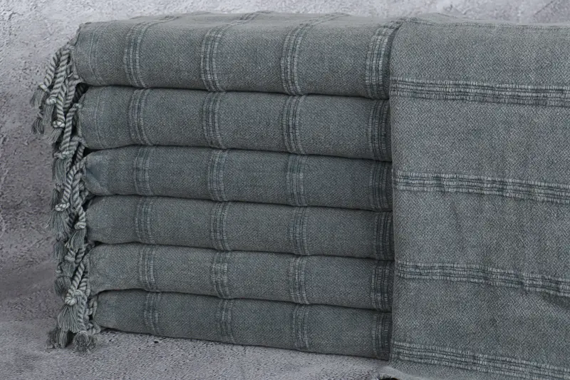 Housewarming Gift, Gift For Her, 36x22 Cotton Stonewashed Towel, Bathroom Towels, Turkish Towel Hand Towel, Personalized Gifts, Bridesmaid Favors - 1