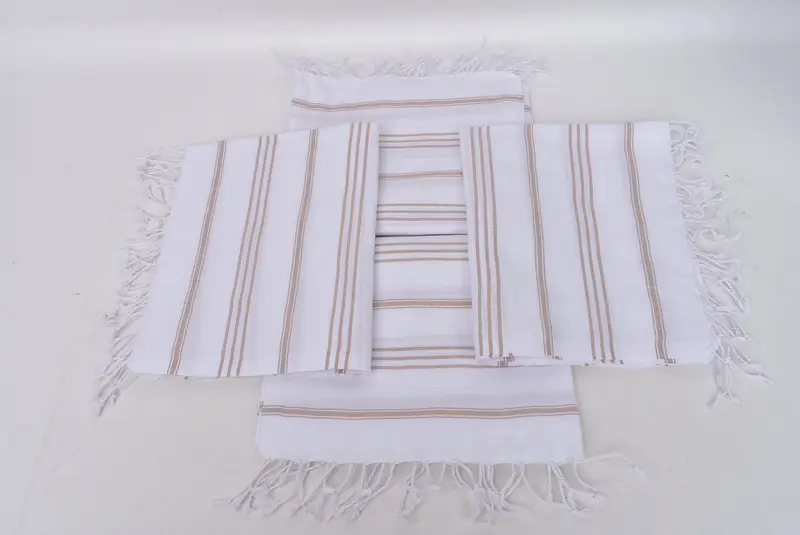 Kız gezisi parti lehine, 40x24 pamuklu çizgili havlu, nedime hediye havlu, kişiselleştirilmiş hediye, yaz havlu, monogramlı el havlu, küçük banyo havlu - 6