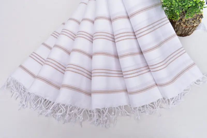 Kız gezisi parti lehine, 40x24 pamuklu çizgili havlu, nedime hediye havlu, kişiselleştirilmiş hediye, yaz havlu, monogramlı el havlu, küçük banyo havlu - 4