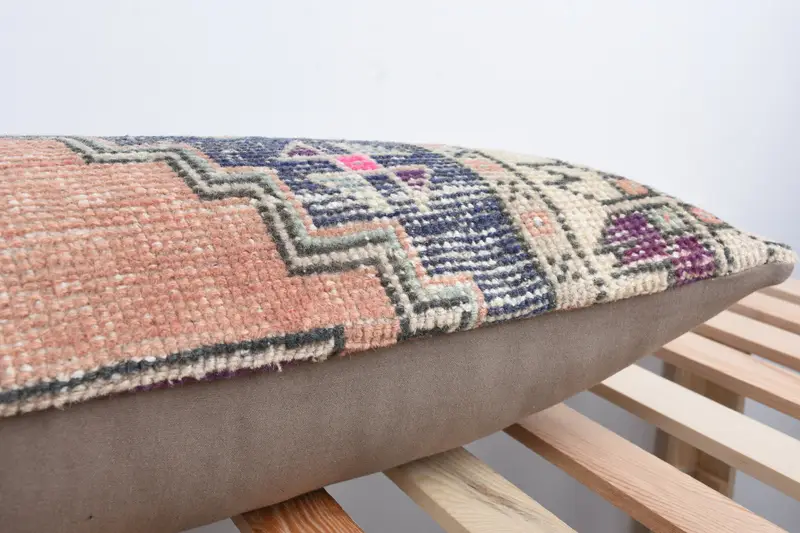 Throw Kilim Pillow, Turkish Pillow, 12x48 Red Cushion Case, Interior Designer Pillow, Traditional Pillow Cover, Cushion, Comfy Throw Pillow Case - 7