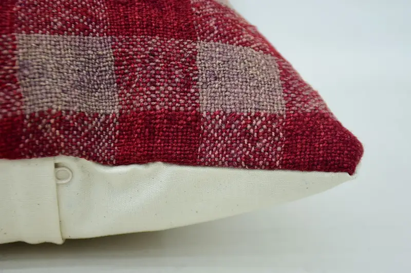 Cushion, 16x24 Red Pillow Case, Kilim Pillow Cover, Kilim Cushion Sham, Turkish Pillow, Aesthetic Cushion Cover, Vintage Kilim Pillow Pillow Sham - 5