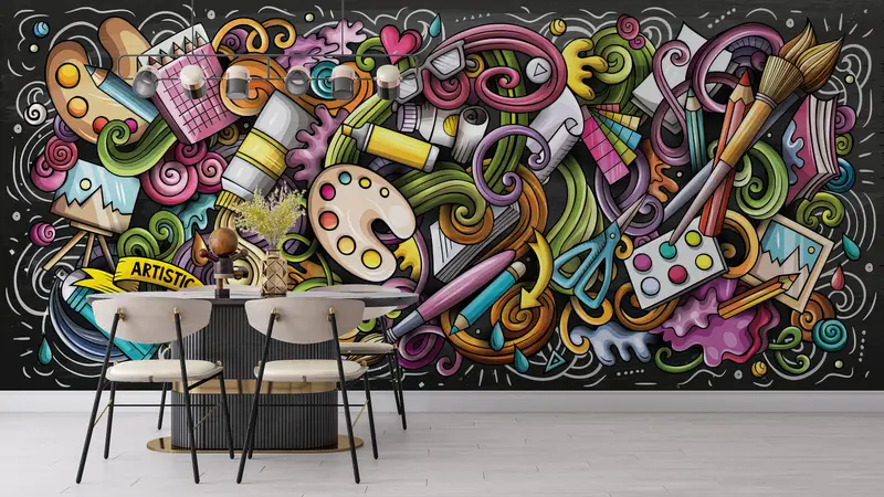 Künstlerisch bedruckte Tapeten: Verwandeln Sie Ihren Raum mit Painter's Touch