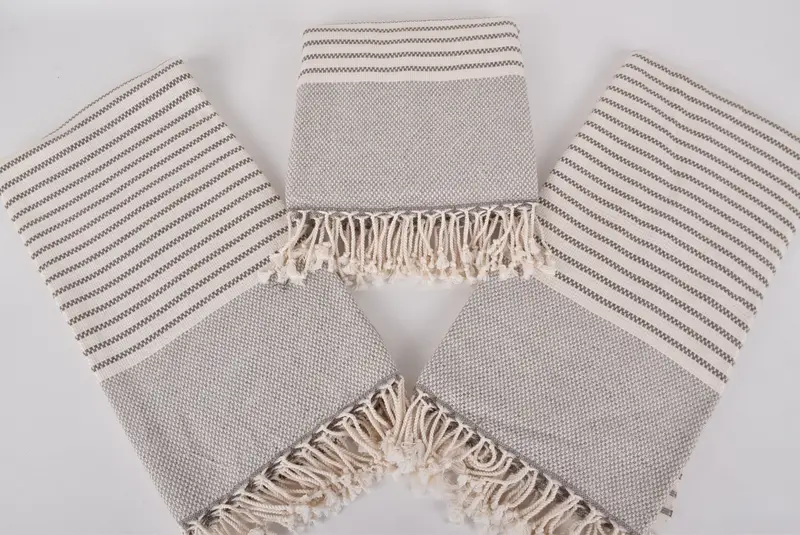 76x40 Cotton Striped Towel, Fouta towel, Personalized Turkish Towel, Quick-Dry Beach Towel, Personalised Gift, Summer Gift Ideas, Luxury Beach Towel - 6