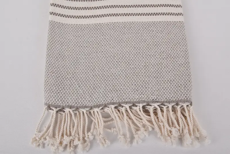 76x40 Cotton Striped Towel, Fouta towel, Personalized Turkish Towel, Quick-Dry Beach Towel, Personalised Gift, Summer Gift Ideas, Luxury Beach Towel - 3