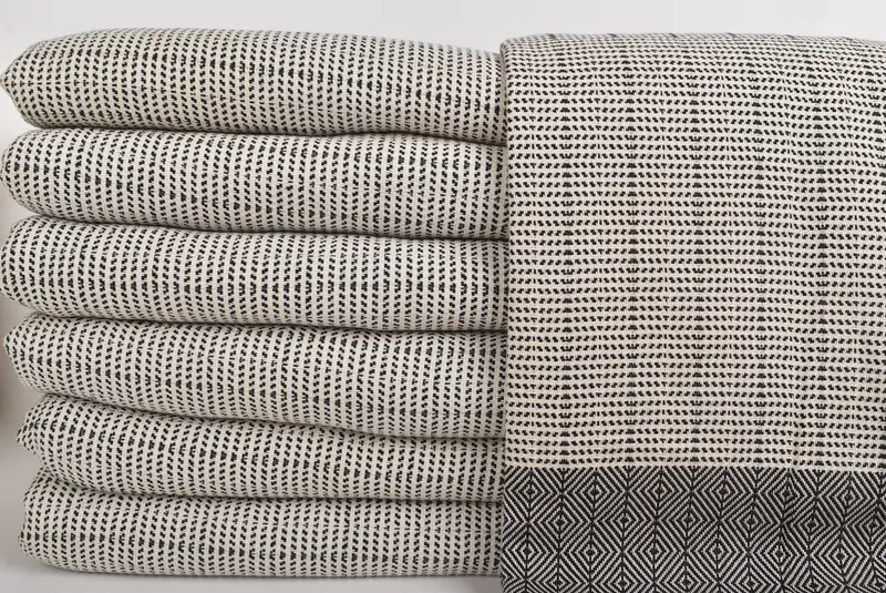 Best Wedding Gift, Tablecloth, Best Friend Gift Ideas, Extra Large Tablecloth, 80x70 Cotton Diamond Towel, Housewarming Gift, Woven Blanket - 3
