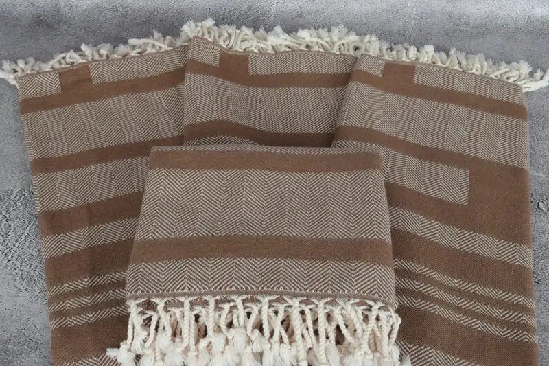 Monogrammed Beach Towel, Halloween Gifts, Turkish Towel USA, Wedding Gifts Towel, Organic Beach Towel, Bulk Order Towel, 68x38 Cotton Chevron Towel - 5
