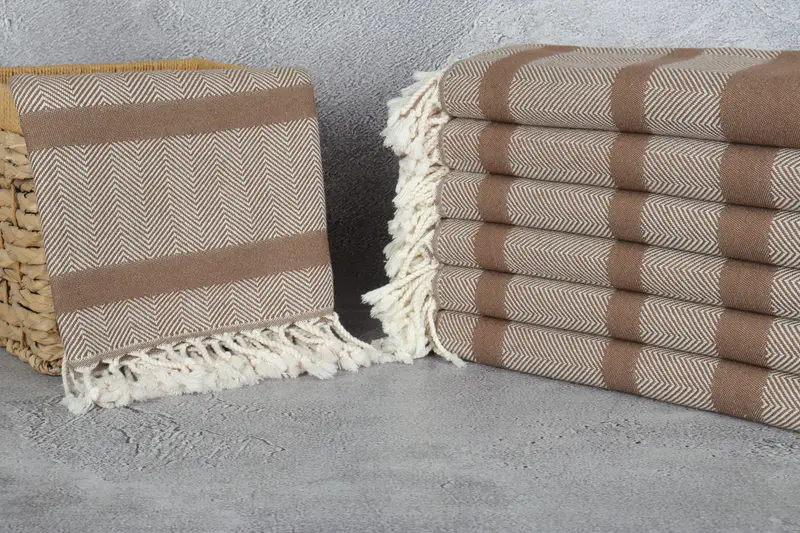 Monogrammed Beach Towel, Halloween Gifts, Turkish Towel USA, Wedding Gifts Towel, Organic Beach Towel, Bulk Order Towel, 68x38 Cotton Chevron Towel - 4