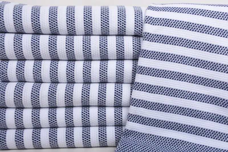 Authentic Turkish hammam peshtemal, Personalized Gift, 68x40 Cotton Striped Towel, Personalized Towel, Wedding Favors, Gift For Best Friend - 2