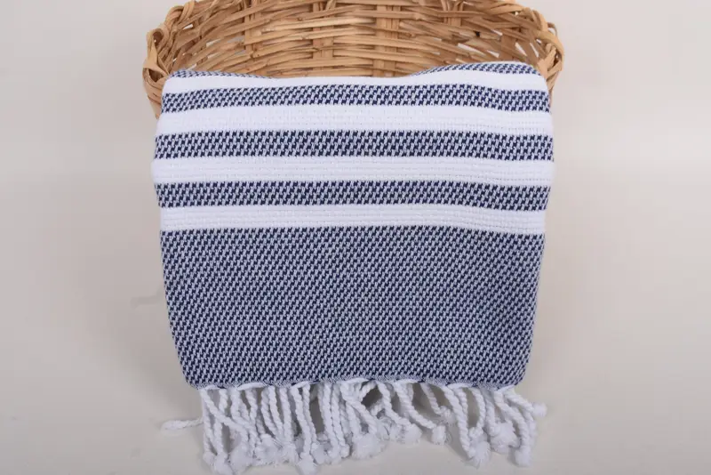 Authentic Turkish hammam peshtemal, Personalized Gift, 68x40 Cotton Striped Towel, Personalized Towel, Wedding Favors, Gift For Best Friend - 5