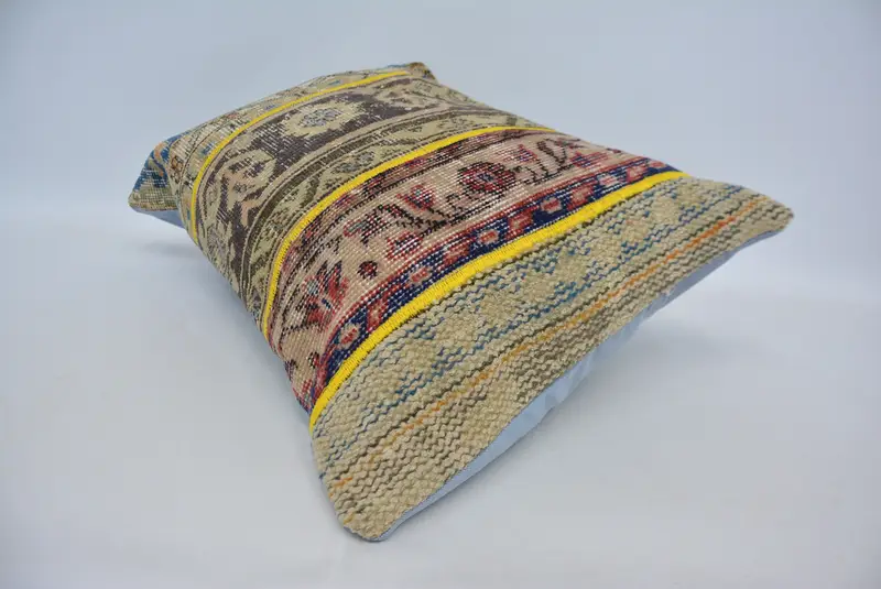 Kilim Pillow, Gift Pillow, Pillow for Sofa, 20x28 Beige Pillow, One Of A Kind Pillow Cover, Ottoman Pillow Case, Southwestern Cushion, Pillow Case - 6