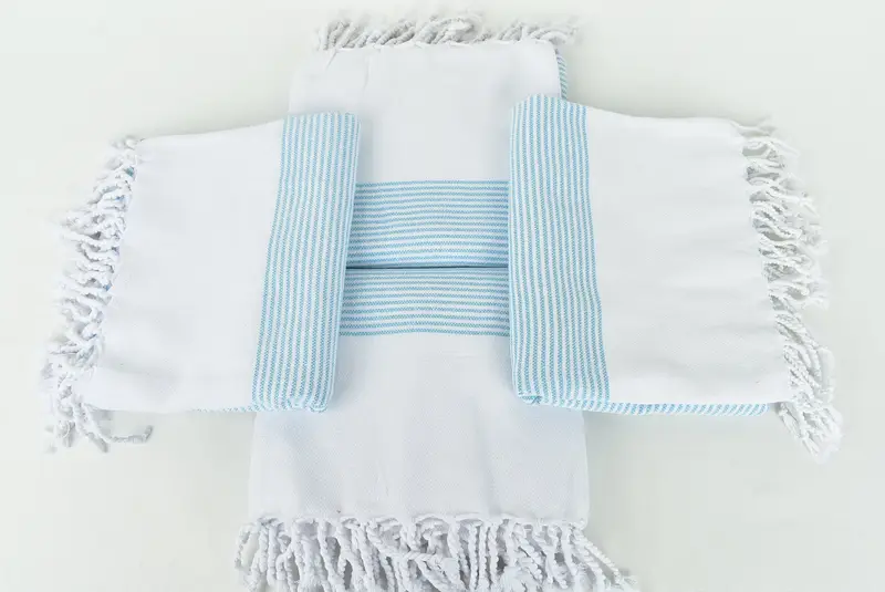 Bridesmaid Favors, Personalized Towel, 70x36 Cotton Striped Towel, Peshtemal Towel, Organic cotton peshtemal for spa and beach, Custom Towel - 6