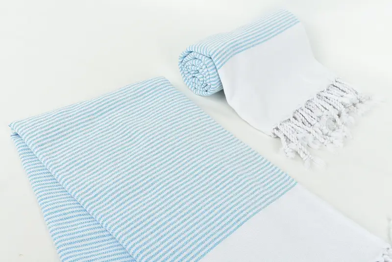 Bridesmaid Favors, Personalized Towel, 70x36 Cotton Striped Towel, Peshtemal Towel, Organic cotton peshtemal for spa and beach, Custom Towel - 7