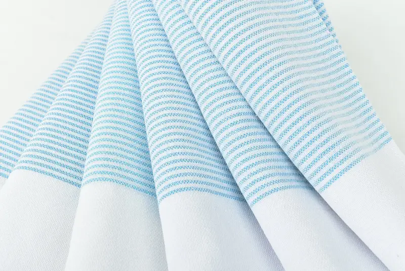 Bridesmaid Favors, Personalized Towel, 70x36 Cotton Striped Towel, Peshtemal Towel, Organic cotton peshtemal for spa and beach, Custom Towel - 5