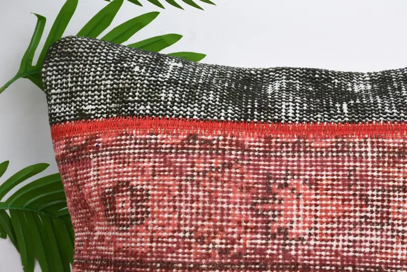 Bohemian Cushion Pillow, Cushion Cover, Interior Designer Pillow, 18x18 Red Cushion, Turkish Pillow, Throw Kilim Pillow, Pattern Throw Cushion - 2