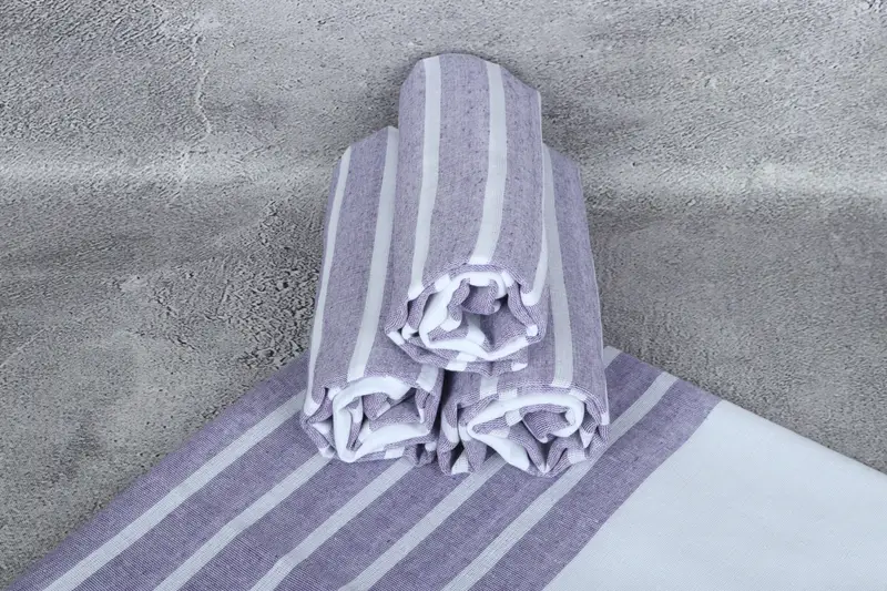 Beach Towel Bulk, Family Gift Basket, Bachelorette Party Gifts, 70x40 Cotton Striped Towel, Handwoven Turkish Towel, Gift Towel, Embroidered Towel - 6