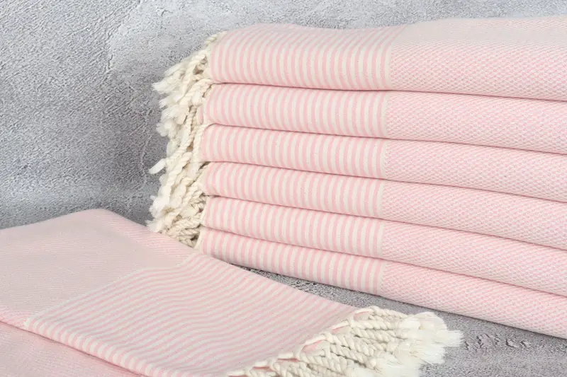 70x36 Cotton Striped Towel, Luxury towel, Girls Weekend Getaways Gifts, Bachelorette Party Gift, Bachelor Bachelorette Party Favors, Valentines Gift - 2