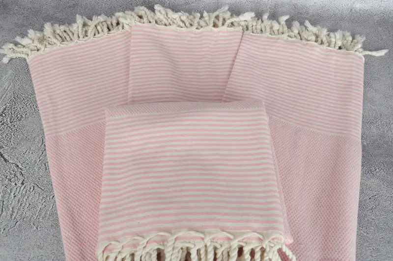 70x36 Cotton Striped Towel, Luxury towel, Girls Weekend Getaways Gifts, Bachelorette Party Gift, Bachelor Bachelorette Party Favors, Valentines Gift - 4