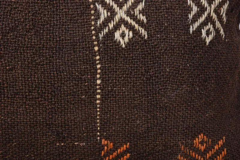 Square Throw Pillow, 12x24 Brown Pillow Cover, Pillow for Couch, Pillow Cover, Interior Designer Pillow, Kilim Pillow Cover, Tapestry Cushion - 3