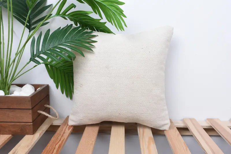 Home Decor Pillow, Pillow Case, Outdoor Throw Pillow Cover, 14x14 White Pillow Cover, Gift Pillow, Pillow for Sofa, Tapestry Cushion - 1