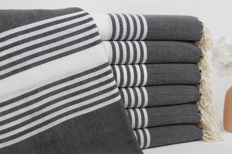 Cotton towel, Peshtemal, Custom Bath Towel, Bachelorette Party Gifts, 68x40 Cotton Striped Towel, Beach Wedding Favor, Travel towel, Bachelor Towel - 1