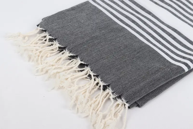 Cotton towel, Peshtemal, Custom Bath Towel, Bachelorette Party Gifts, 68x40 Cotton Striped Towel, Beach Wedding Favor, Travel towel, Bachelor Towel - 7