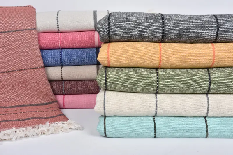 Bridal Shower Favor, Personalized Blanket, Turkish Blanket, Custom Blanket, Custom Wedding Gift From Bridesmaid, 100x80 Cotton Striped Towel - 2