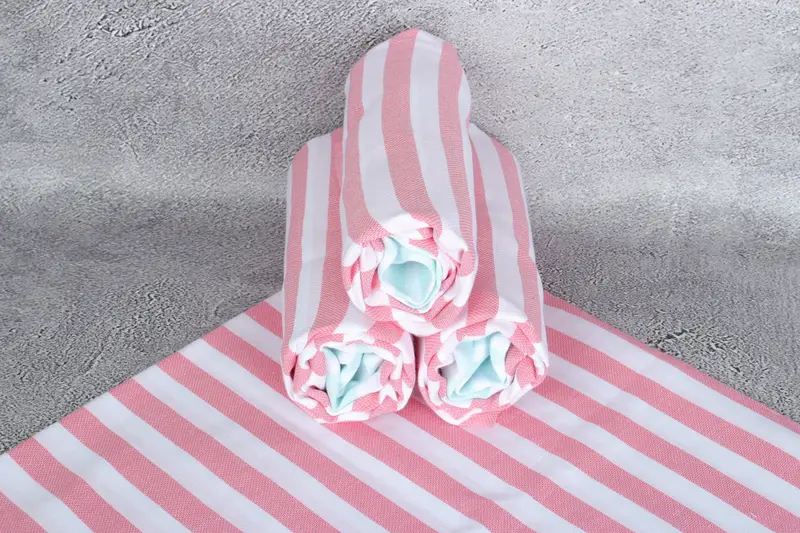 Bachelorette Party Gift, Personalized Gift For Her, Personalized Gift, Guest Towel, Peshtemal Towel, Yoga Towel, 68x36 Cotton Striped Towel - 7