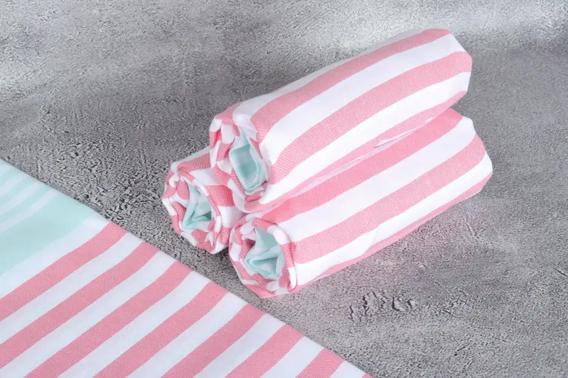 Bachelorette Party Gift, Personalized Gift For Her, Personalized Gift, Guest Towel, Peshtemal Towel, Yoga Towel, 68x36 Cotton Striped Towel - 8