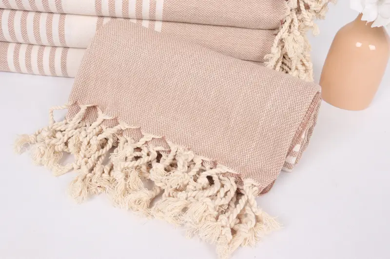 Wedding Gifts Towel, Bridal Shower Gift, Beach Bachelorette Party Decorations, Custom Gifts, 68x40 Cotton Striped Towel, Beach Towel Bulk - 4