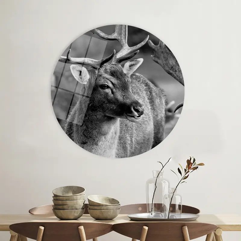 Elegant Deer Wildlife Canvas Print: Loft Decor Masterpiece