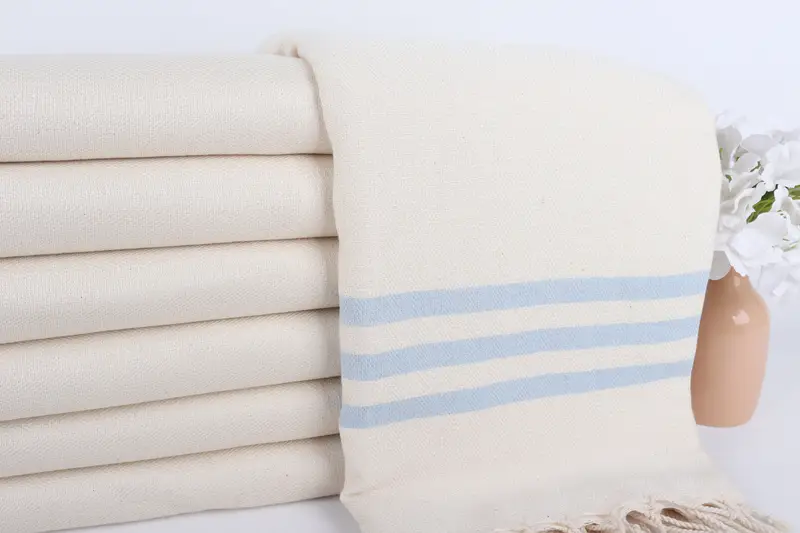 Beach towel, Holiday Towel, 70x40 Cotton Striped Towel, Bridal Party Gifts, Guest Towel, Turkish Towel USA, Personalized Wedding Gift, Wedding Towel - 2