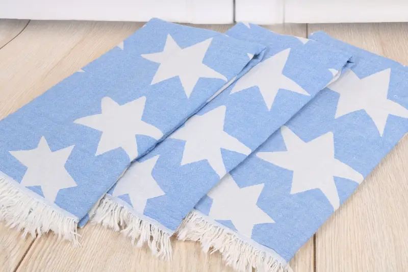Bachelor Gifts, Luxury Beach Towel, Beach Towel Personalized, Baby Boy Gift, Cotton towel, 68x36 Cotton Star Design Towel, Bridesmaid Gifts - 7