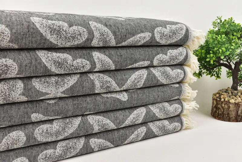 Bridal Shower Favors, 68x36 Cotton Butterfly Pattern Towel, Mother Of The Groom Gift, Bachelorette Party Decorations, Personalized Turkish Towel - 3