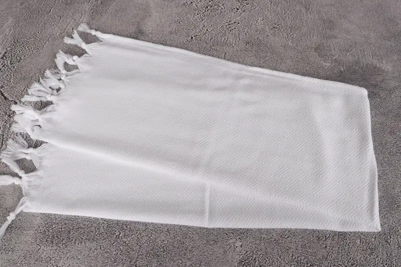 Spa Towel, Beach Wedding Favor, Personalized Dish Towel, Monogram Hand Towel, Bridesmaid Gift Towel, 40x18 Cotton Diamond Towel, Custom Hand Towel - 6
