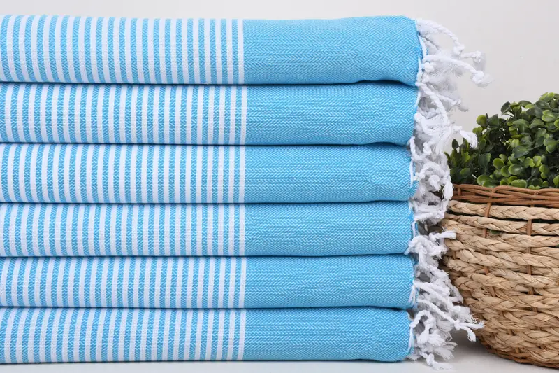 Family Gift, 70x40 Cotton Striped Towel, Best Wedding Gift, Turkish Towel Set, Personalized Turkish Towel, Organic towel, Quick-dry towel - 2