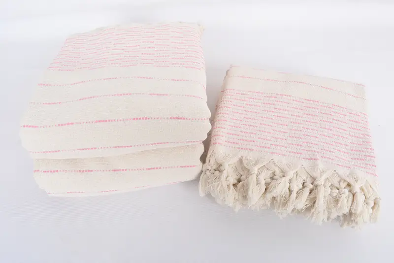 Bachelorette Party Favors, Turkish Throw Blanket, 98x92 Cotton Striped Design Towel, Bridal Shower Favors, Wedding Favors, Personalized Blanket - 7