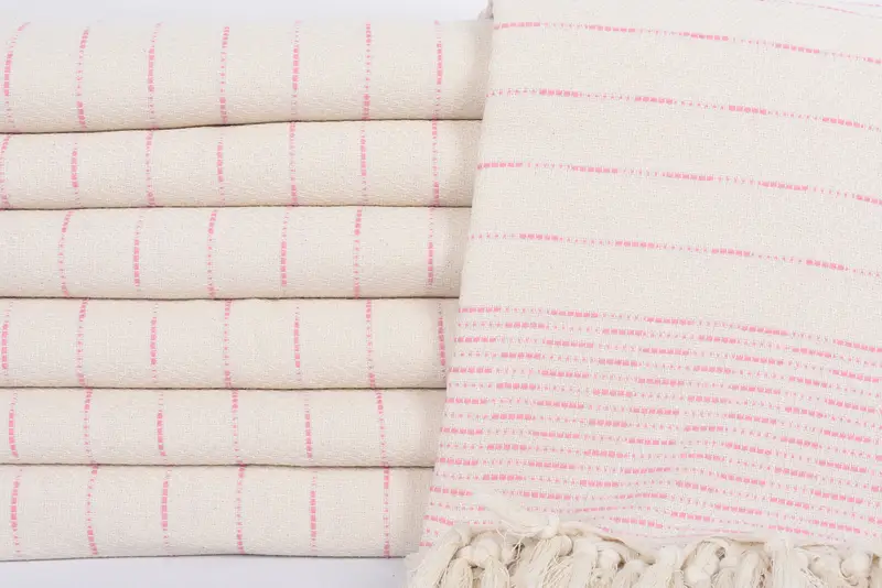 Bachelorette Party Favors, Turkish Throw Blanket, 98x92 Cotton Striped Design Towel, Bridal Shower Favors, Wedding Favors, Personalized Blanket - 2