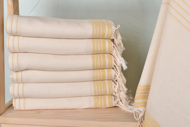 Leichtes türkisches Handtuch, schnell trockenes Peshtemal, Custom Beach-Handtuch, 68x36 Baumwollstreifenhandtuch, beste Geschenkideen für Freunden, türkisches Handtuch Set - 1