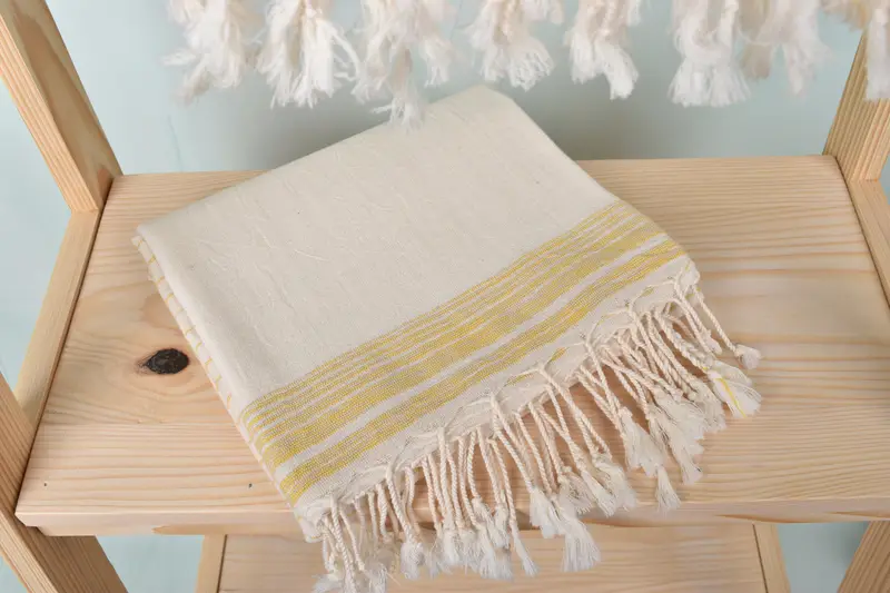 Leichtes türkisches Handtuch, schnell trockenes Peshtemal, Custom Beach-Handtuch, 68x36 Baumwollstreifenhandtuch, beste Geschenkideen für Freunden, türkisches Handtuch Set - 5