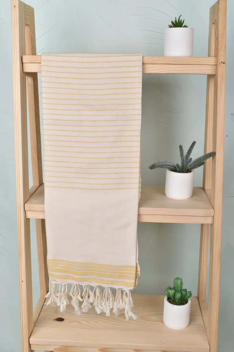 Leichtes türkisches Handtuch, schnell trockenes Peshtemal, Custom Beach-Handtuch, 68x36 Baumwollstreifenhandtuch, beste Geschenkideen für Freunden, türkisches Handtuch Set - 8